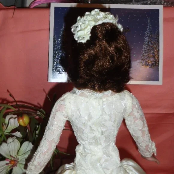 NEW-SIMPLE ELEGANCE CREAM GOWN ENSEMBLE FOR GENE MARSHALL-